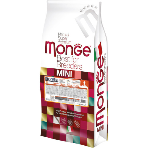 Сухий корм для собак Monge Dog Bwild Gr. Free Mini качка 15 кг (8009470004688) – Monge