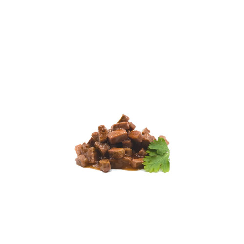 Вологий корм для собак Carpathian Pet Food у соусі з яловичиною 100 г (4820111141159) – Carpathian Pet Food (вид 1)