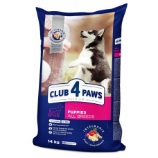 Сухой корм для собак Club 4 Paws Премиум. Для щенков с высоким содержанием курицы 14 кг (4820083909696/4820215368476)