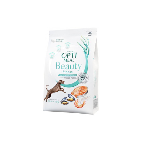 Сухой корм для собак Optimeal Beauty Fitness беззерновой на основе морепродуктов 4 кг (4820215366052) – Optimeal