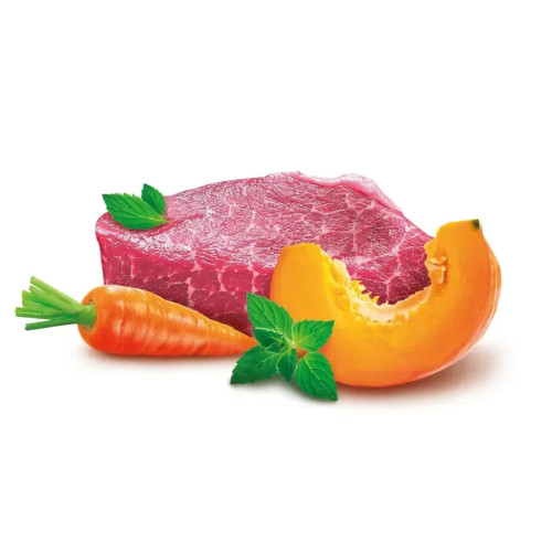 Сухий корм для собак Home Food ADULT MINI/MEDIUM Hypoallergenic з телятиною, овочами та духмяними травами 700 г (4820290090323) – Home Food (вид 2)