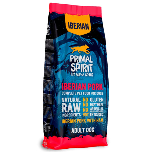 Сухий корм для собак Alpha Spirit Primal Iberian Pork 12 кг (8436586311407) – Alpha Spirit
