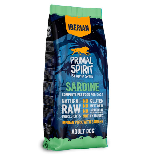 Сухой корм для собак Alpha Spirit Primal Iberian Sardine 12 кг (8436586311445) – Alpha Spirit