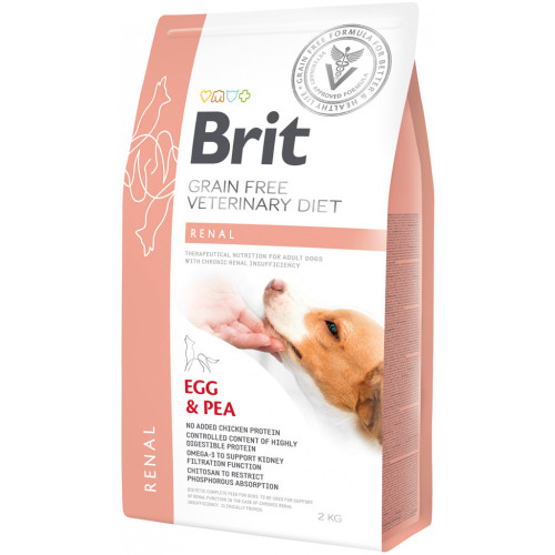 Сухий корм для собак Brit GF VetDiets Dog Renal 2 кг (8595602528196) – Brit GF VetDiets