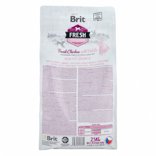 Сухий корм для собак Brit Fresh Chicken/Potato Puppy 2.5 кг (8595602530724) – Brit Fresh (вид 1)