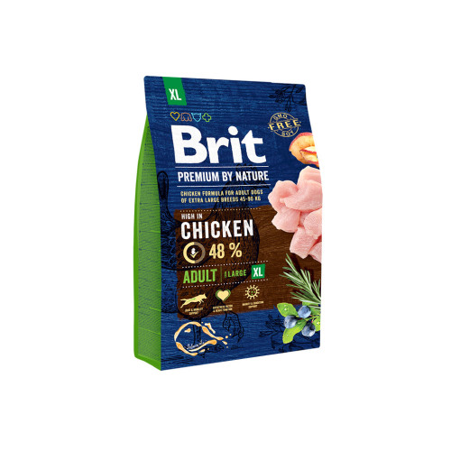 Сухий корм для собак Brit Premium Dog Adult XL 3 кг (8595602526512) – Brit Premium