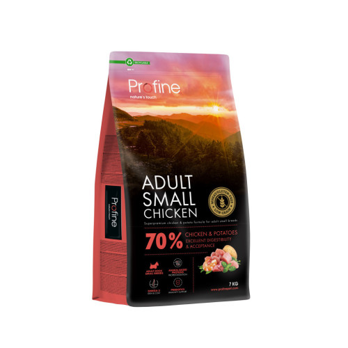 Сухий корм для собак Profine Small Chicken and Potatoes для дорослих собак дрібних порід 7 кг (8595602569984) – Profine