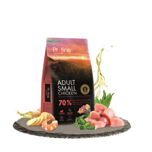 Сухий корм для собак Profine Small Chicken and Potatoes для дорослих собак дрібних порід 7 кг (8595602569984) – Profine (вид 1)