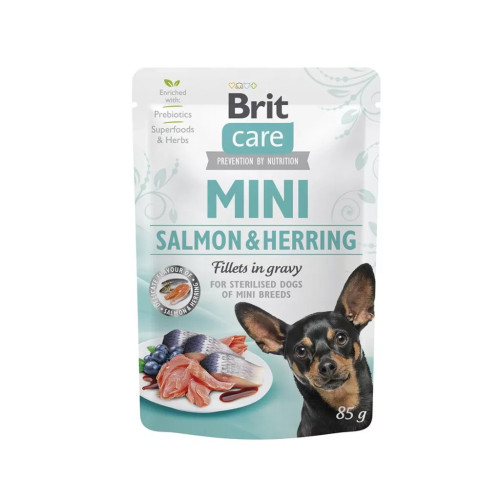 Вологий корм для собак Brit Care Mini для дорослих собак мініатюрних порід (8595602560349) – Brit Care