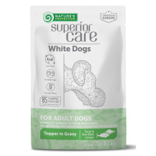 Вологий корм для собак Nature's Protection Superior Care White Dogs Adult Tuna & Sea Bass 70 г (UNINPSC70012)