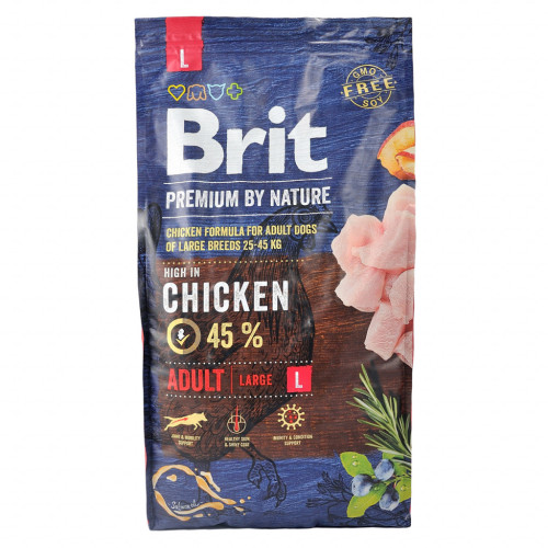 Сухий корм для собак Brit Premium Dog Adult L 8 кг (8595602526451) – Brit Premium