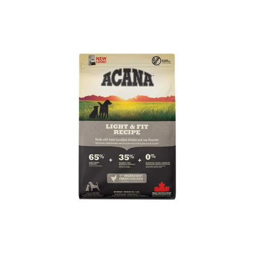 Сухий корм для собак ACANA Light&Fit Recipe з куркою 2 кг (0064992512200) – ACANA