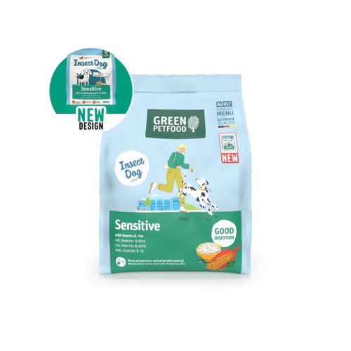 Сухий корм для собак Green Petfood Sensitive with Insects 10 кг (4032254789628) – Green Petfood (вид 1)