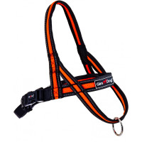 Шлей для собак GimDog Alfresco Y неопрен 2.0х55 58-70 см оранжевая (8009632059693)