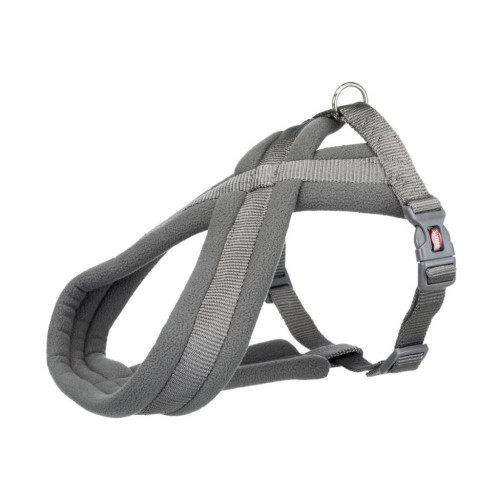 Шлея для собак Trixie Premium туристична S 35-50 см/20 мм графітова (4053032019980) – Trixie