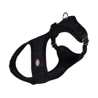 Шлей для собак Trixie Soft нейлоновая S 33-50 см/20 мм черная (4047974162712)