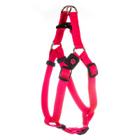 Шлей для собак GimDog Harlem X нейлон 1.5х45-63 см розовая (8009632059037)