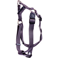 Шлей для собак GimDog HARLEM X нейлон 25 мм/65-99 см серая (8009632059143)