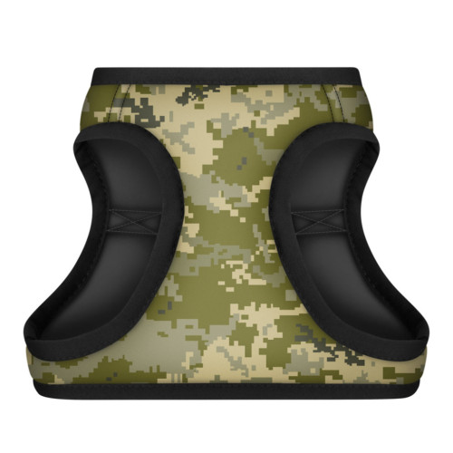 Шлей для собак WAUDOG Clothes с QR паспортом "Милитари" XS3 (222-4026) – WAUDOG