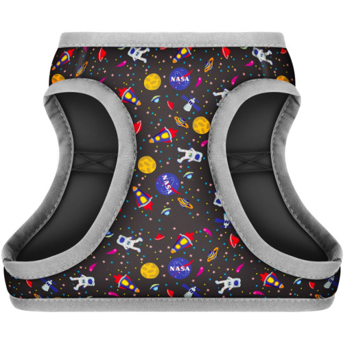 Шлей для собак WAUDOG Clothes с QR паспортом "NASA" S1 (2920) – WAUDOG (вид 1)