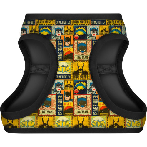 Шлей для собак WAUDOG Clothes с QR паспортом "Бэтмен винтаж" S2 (1012-4004) – WAUDOG (вид 1)