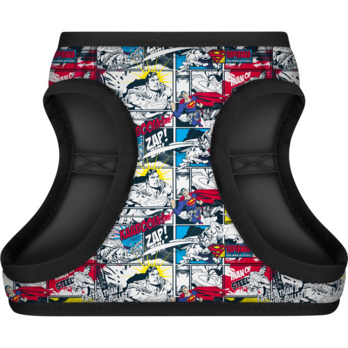 Шлей для собак WAUDOG Clothes с QR паспортом "Супермен комикс" XS1 (1001-4006) – WAUDOG (вид 1)