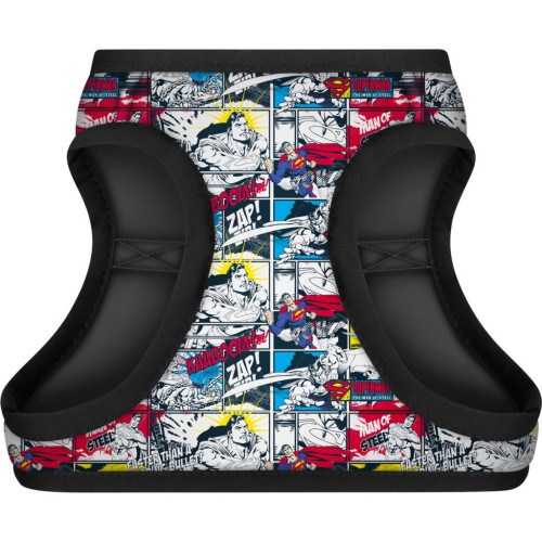 Шлея для собак WAUDOG Clothes з QR паспортом "Супермен комікс" XS3 (1003-4006) – WAUDOG (вид 1)