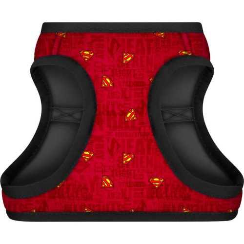 Шлея для собак WAUDOG Clothes з QR паспортом "Супермен червоний" S2 (1012-4007) – WAUDOG (вид 1)