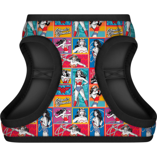 Шлей для собак WAUDOG Clothes с QR паспортом "Чудо-женщина комикс" XS3 (1003-4009) – WAUDOG (вид 1)