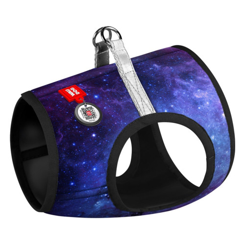 Шлея для собак WAUDOG Clothes з QR-паспортом "NASA21" ХS3 (2903-0148) – WAUDOG