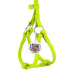 Шлея для собак WAUDOG Glamour з повідцем кругла Д 6 мм А 42-60 см В 46-64 см салатова (34025) – WAUDOG (вид 1)