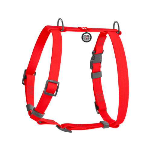 Шлея для собак WAUDOG Waterproof анатомічна Н-подібна S червона (32943) – WAUDOG