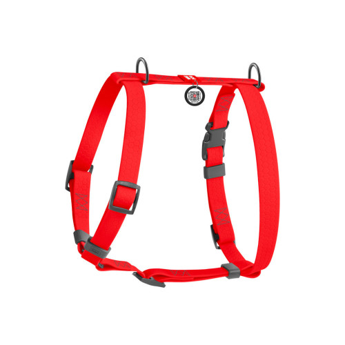 Шлея для собак WAUDOG Waterproof Н-подібна анатомічна XL червона (32453) – WAUDOG (вид 1)