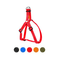 Шлей для собак Dog Extreme из нейлона регулируемая Ш 25 мм В:60-90 см красная (06683)