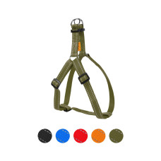 Шлей для собак Dog Extreme из нейлона регулируемая Ш 25 мм В:60-90 см хаки (066831)