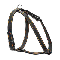 Шлей для собак Collar одинарная для малых пород Ш 14 мм А:40-48 см В:43-51 см черная (06341)