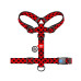 Шлея для собак WAUDOG Nylon анатомічна H-подібна з QR-паспортом "Шотландка червона" пластиковий фастекс XL (323-0100) – WAUDOG (вид 1)