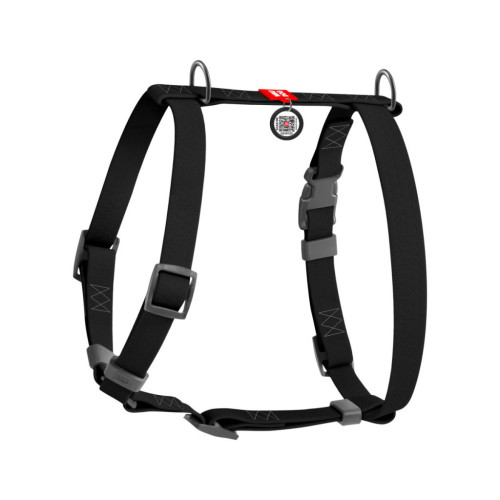 Шлея для собак WAUDOG Waterproof анатомічна Н-подібна S чорна (32941) – WAUDOG