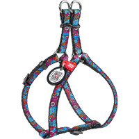 Шлея для собак WAUDOG Nylon з QR паспортом анатомічна "Літо" L (4624)