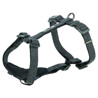 Шлея для собак Trixie CityStyle H-harness Бавовна XS–S 30–44 см 10 мм Чорна (4053032682580)