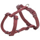 Шлей для собак Trixie Premium H-harness L 60-87 см 25 мм Бордовая (4053032672901)