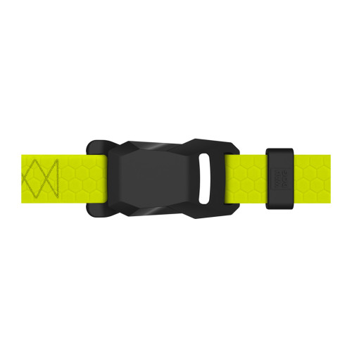 Шлей для собак WAUDOG Magnet анатомическая Н-образная с QR-паспортом, магнитная пряжка-фастекс S лимонная (262226) – WAUDOG (вид 1)