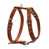 Шлей для собак Collar одинарная для средних пород Ш 25 мм А:49-68 см В:68-80 см коричневая (06386)