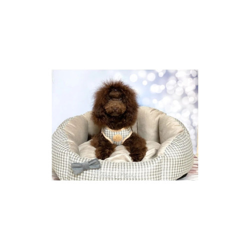 Шлея для собак Chloe's Home Berlin екрю XS (CLH7273) – Chloe's Home (вид 2)