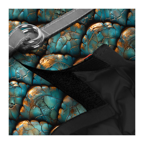 Шлей для собак WAUDOG Clothes мягкая с QR адресником "Луска" XS4 (223-0179) – WAUDOG (вид 2)