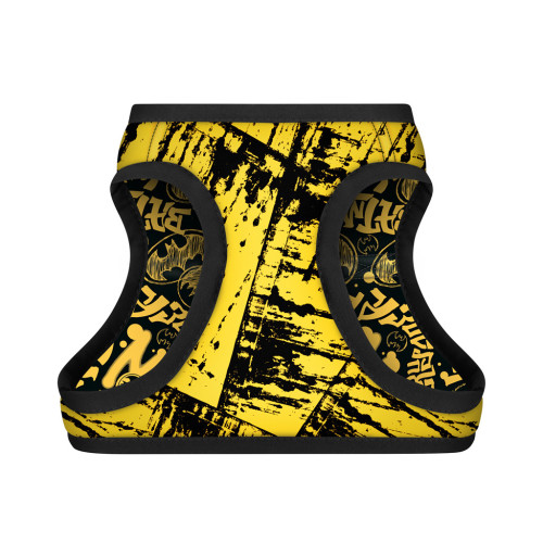 Шлея для собак WAUDOG Clothes м'яка з QR адресником "Бетмен ескіз" XS4 (223-1081) – WAUDOG (вид 1)