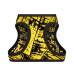 Шлея для собак WAUDOG Clothes м'яка з QR адресником "Бетмен ескіз" XS4 (223-1081) – WAUDOG (вид 1)