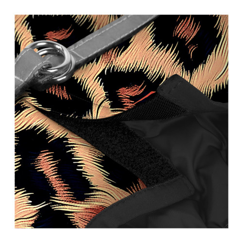 Шлея для собак WAUDOG Clothes м'яка з QR адресником "Леопард" S1 (227-4066) – WAUDOG (вид 2)