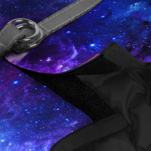 Шлея для собак WAUDOG Clothes з QR-паспортом "NASA21" S2 (2906-0148) – WAUDOG (вид 2)