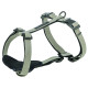 Шлея для собак Trixie CityStyle H-harness Бавовна S–M 42–60 см 15 мм Світло-сіра (4053032682627)